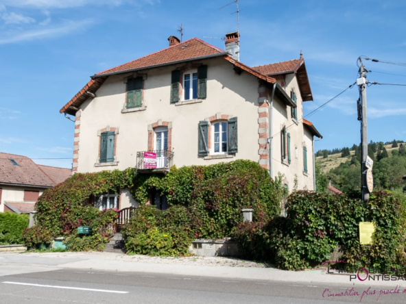 Vente de 2 appartements à Pontarlier avec jardin et garages 