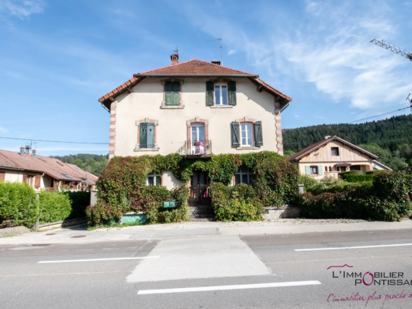 Vente de 2 appartements à Pontarlier avec jardin et garages 