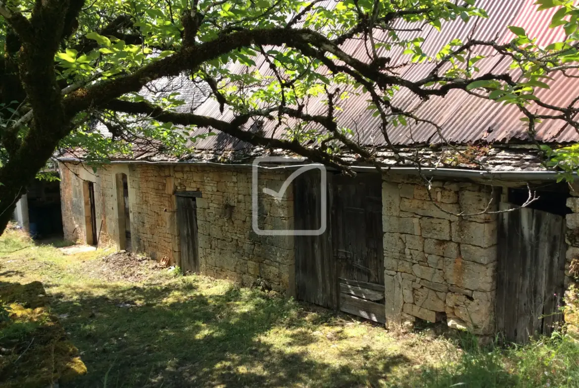 Longère à rénover à Chartrier Ferrière - 50 000 euros 
