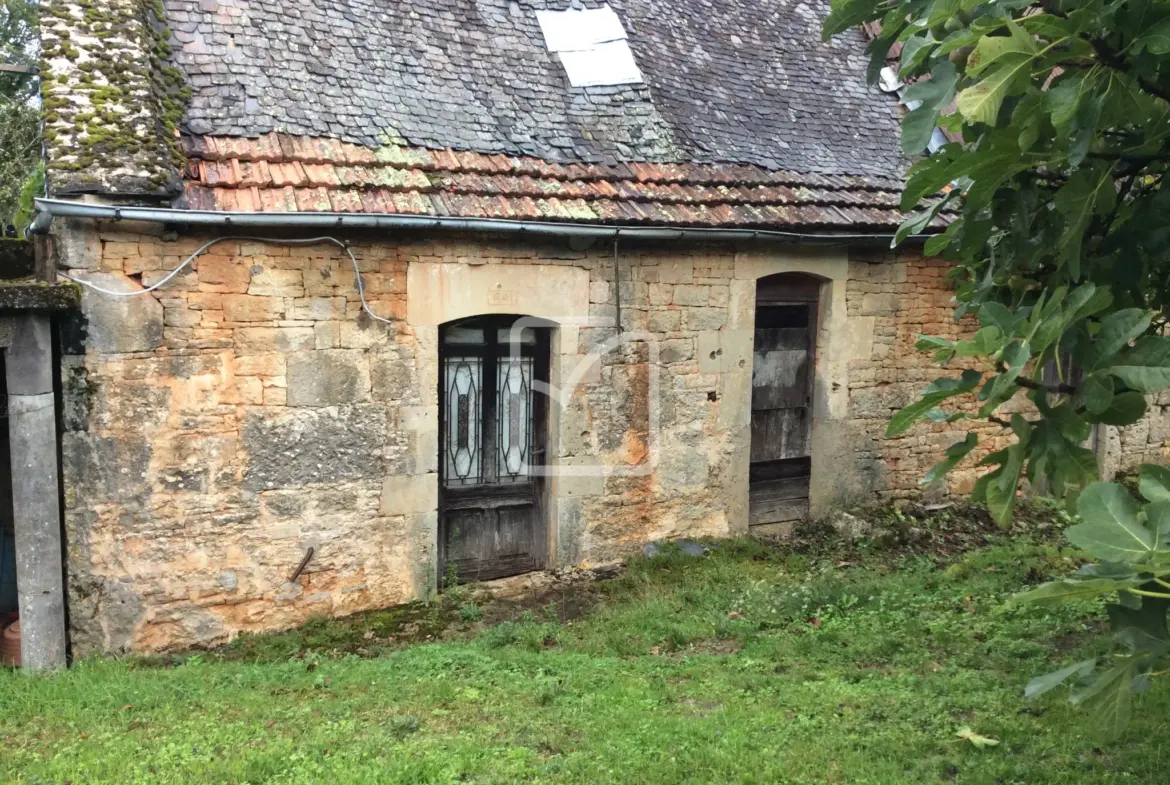 Longère à rénover à Chartrier Ferrière - 50 000 euros 