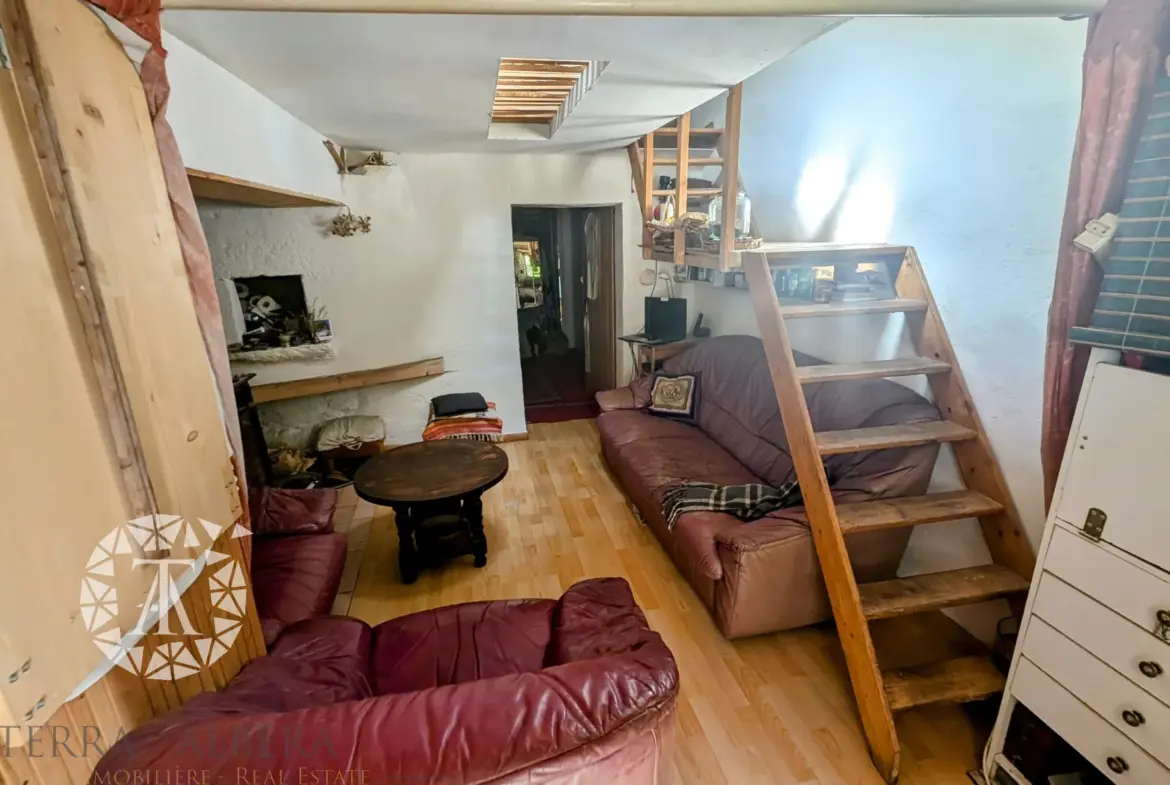 Maison en pierre à réhabiliter à Laroque des Albères 