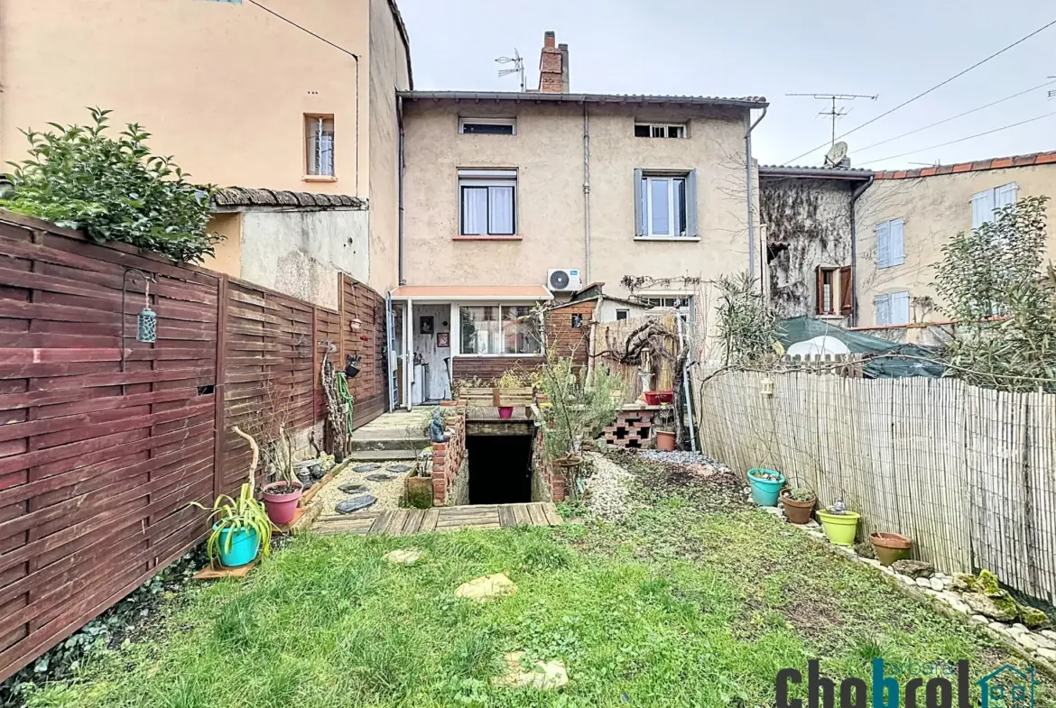 Charmante maison de village avec jardin à Villemur-sur-Tarn 
