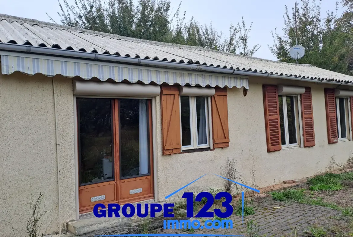 Petite maison de plain-pied à rénover à Senan - 55 m2 sur 1127 m2 