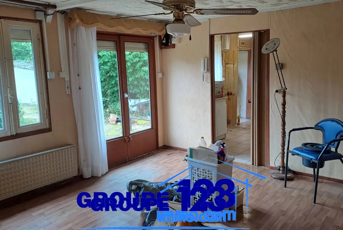 Petite maison de plain-pied à rénover à Senan - 55 m2 sur 1127 m2 