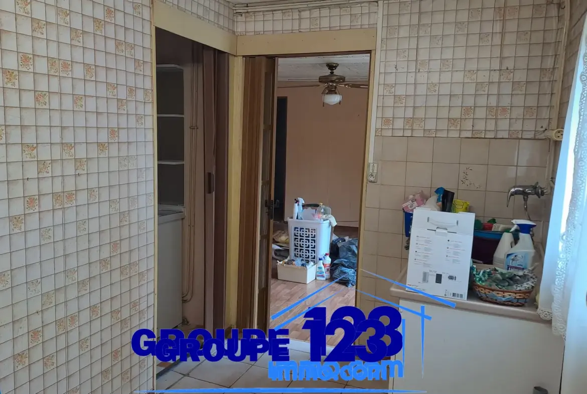 Petite maison de plain-pied à rénover à Senan - 55 m2 sur 1127 m2 