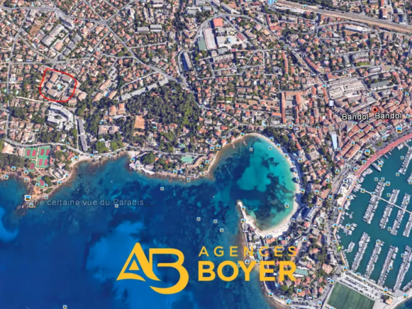 T2 de 34 m² avec terrasse exposée sud à Bandol 