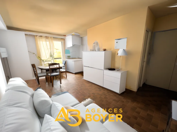 T2 de 34 m² avec terrasse exposée sud à Bandol 