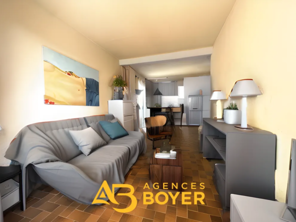 T2 de 34 m² avec terrasse exposée sud à Bandol 