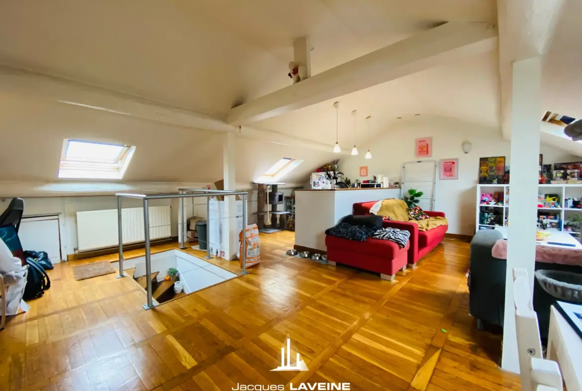 Loft à vendre à Metz-Sablon - 2 pièces avec jardin 