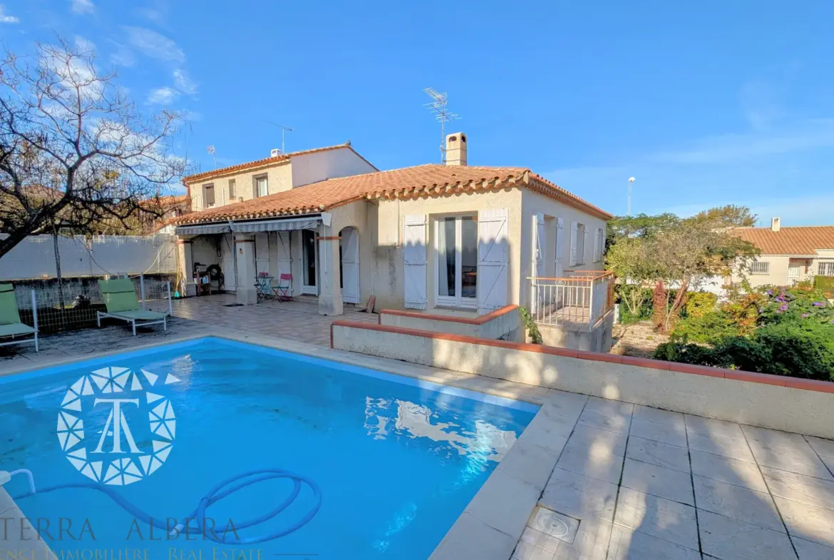 Villa avec piscine à vendre à Perpignan - Quartier recherché 