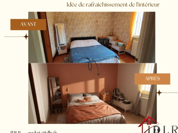 Maison 2 chambres avec terrain constructible à Louhans 