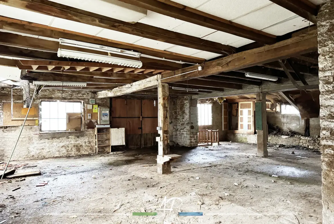 Vente de bâtiment artisanal avec annexe à Beire le Châtel 
