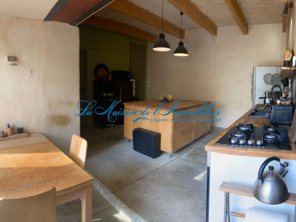 Maison de village en pierres rénovée à Vézénobres 