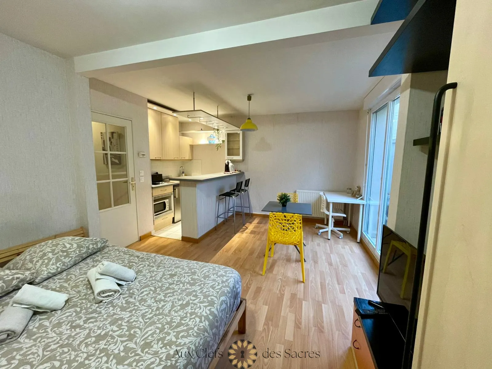 À vendre : Grand studio avec terrasse à Reims secteur Moissons 