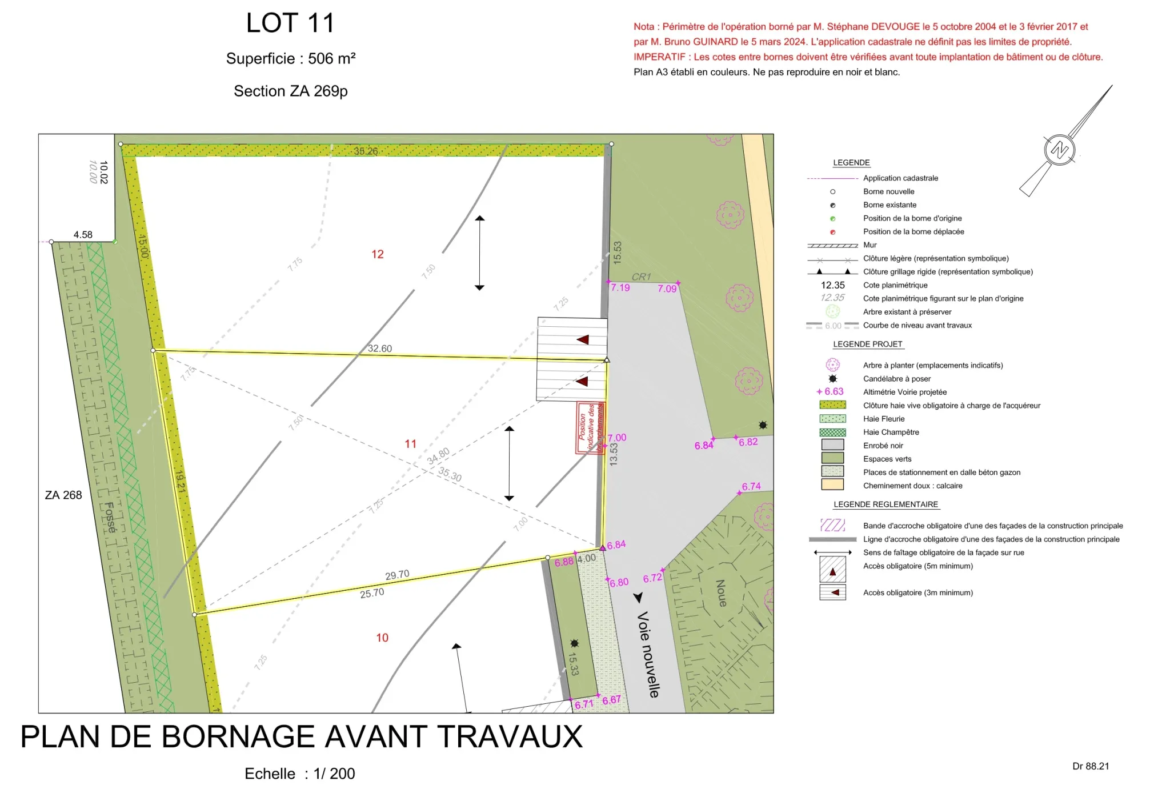 Terrain viabilisé de 505 m² à Mornac-sur-Seudre 