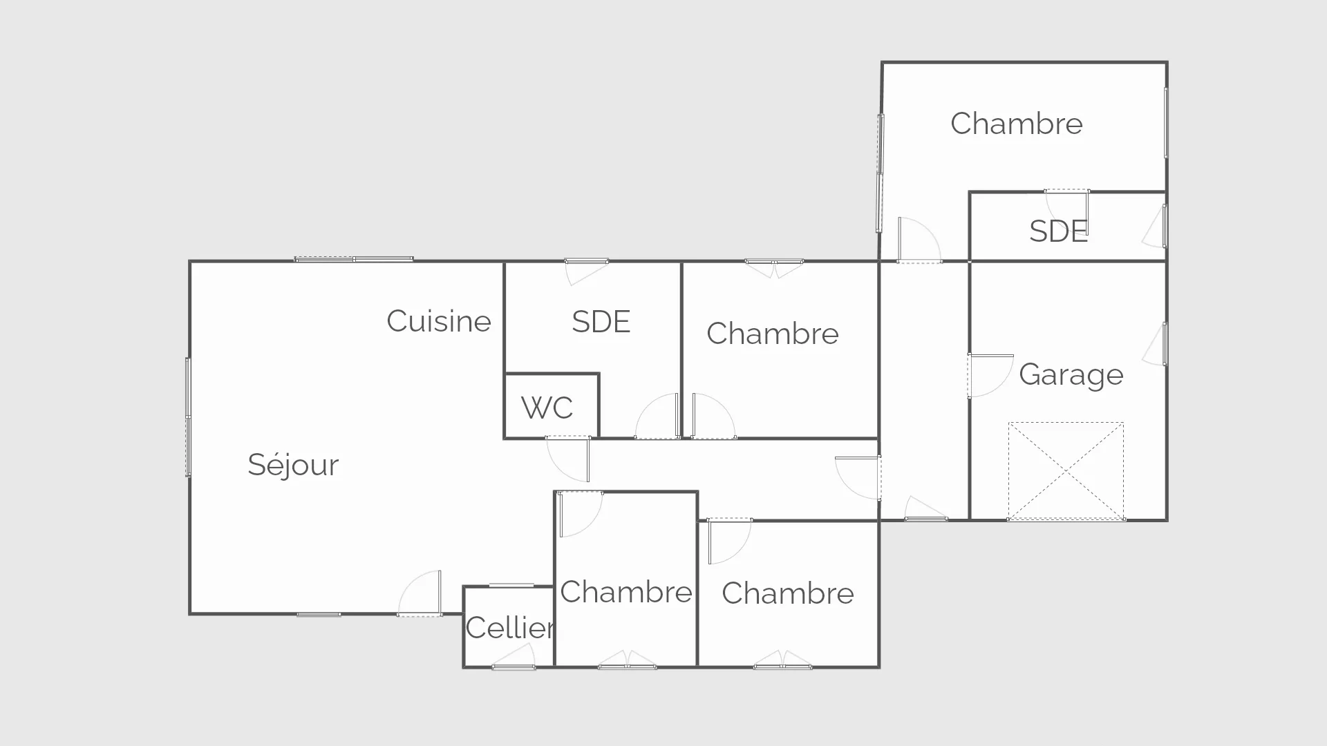 Charmante maison à vendre à Champdolent avec 4 chambres et jardin 