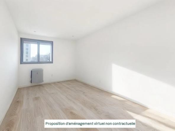 Caen, résidence Jean Racine, appartement 3 pièces avec parking et cave 