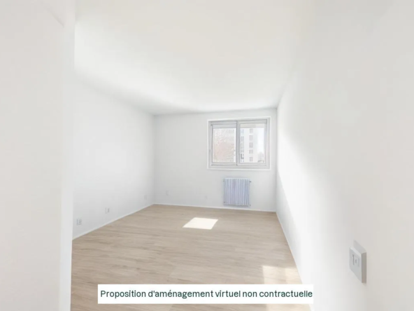 Caen, résidence Jean Racine, appartement 3 pièces avec parking et cave 