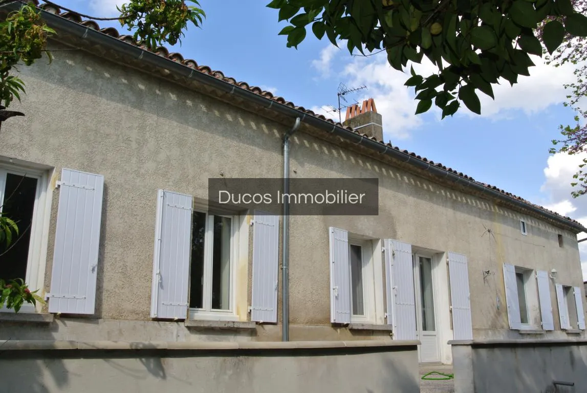 Ancienne ferme rénovée à Marmande avec 2 logements 