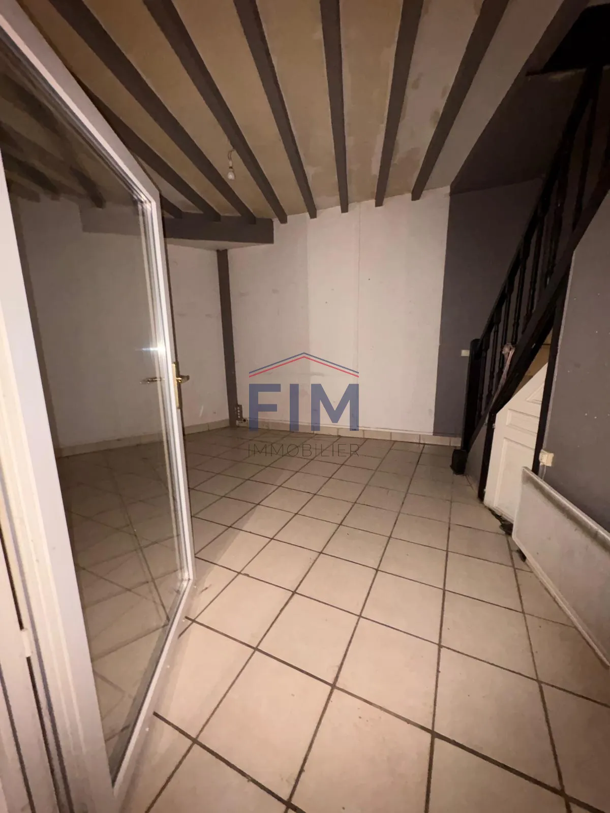 Maison de ville F3 avec cour privée à Dieppe - À rénover 