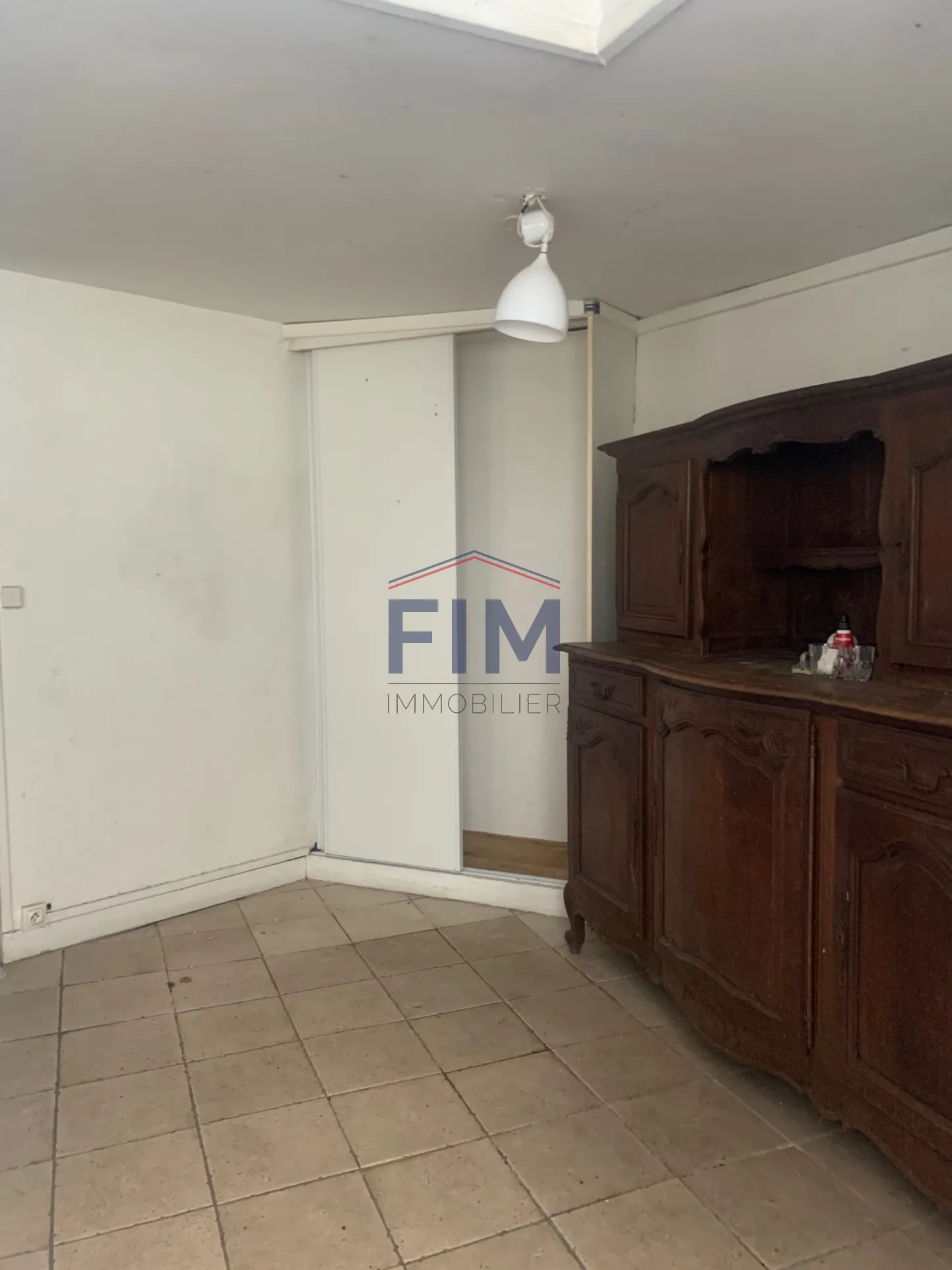 Maison de ville F3 avec cour privée à Dieppe - À rénover 