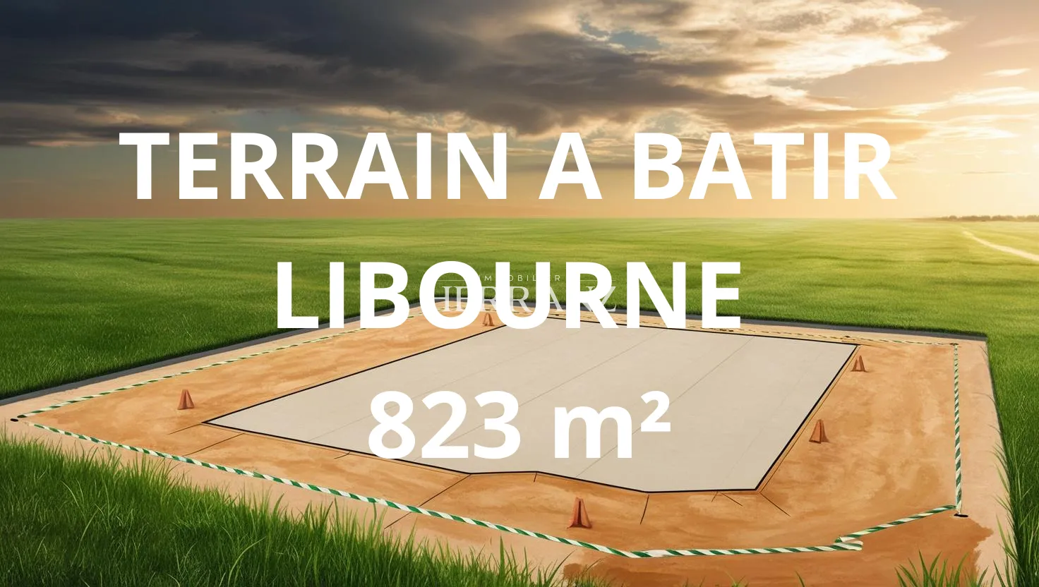 Terrain à Bâtir de 823 m² à Libourne - Opportunité Unique 