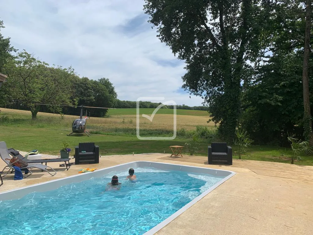 Maison avec piscine à vendre à Saint Genies (24590) 