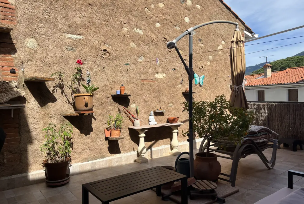 Bel appartement lumineux avec terrasse, cave et garage à Le Boulou 