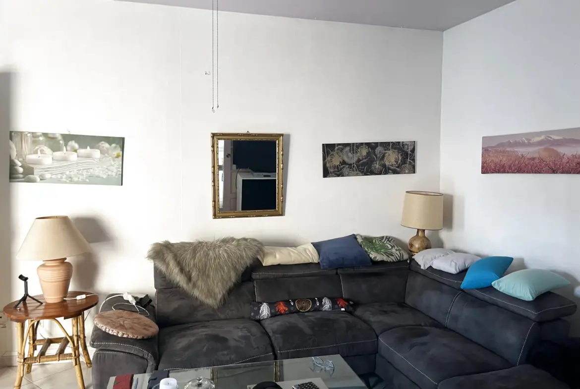 Bel appartement lumineux avec terrasse, cave et garage à Le Boulou 