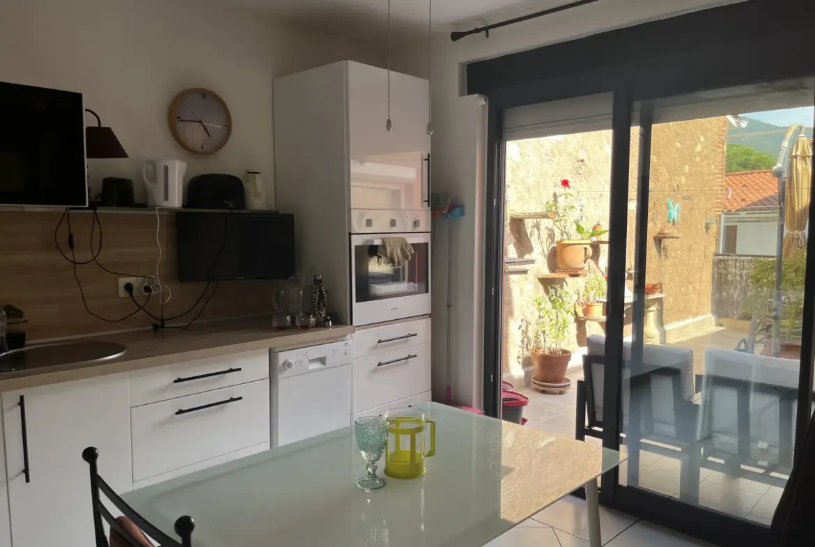 Bel appartement lumineux avec terrasse, cave et garage à Le Boulou 