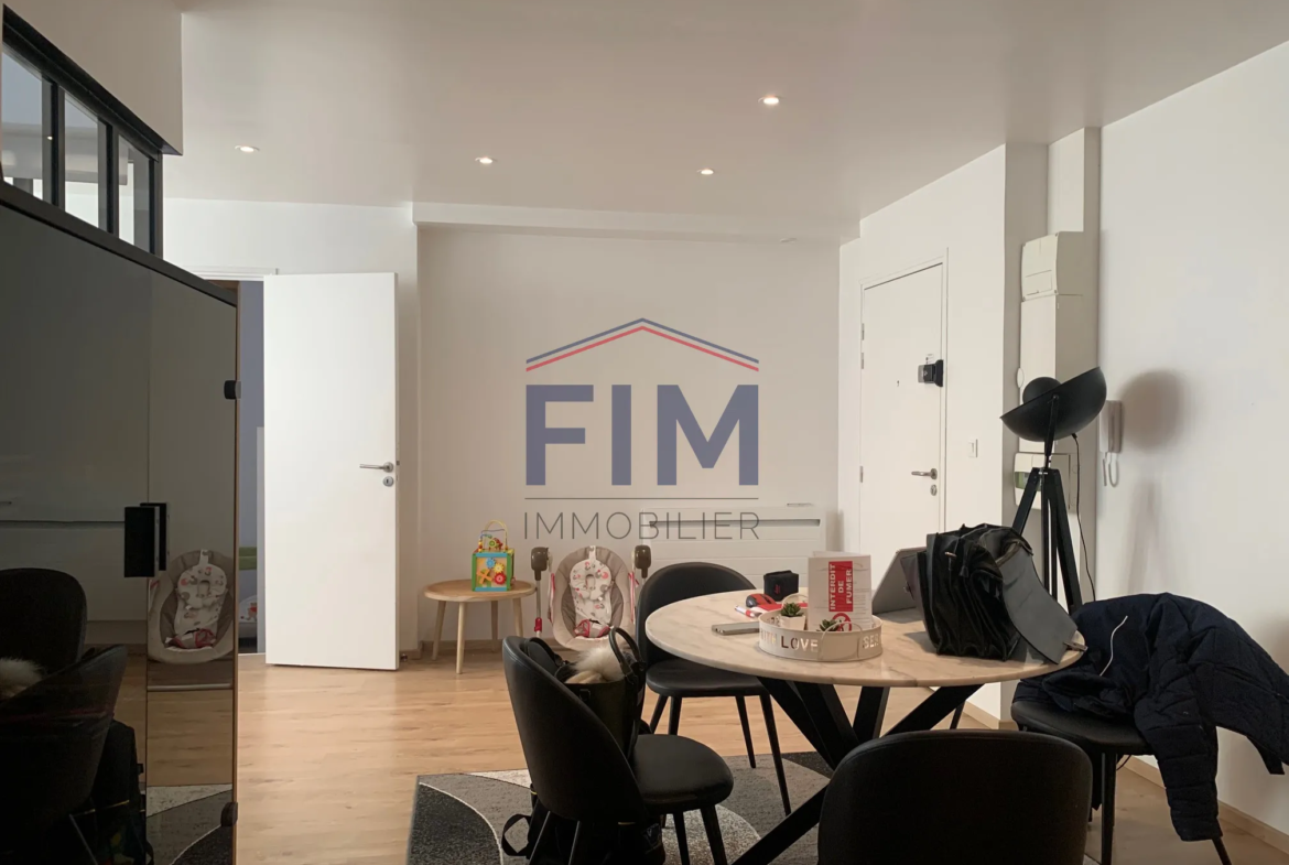 Appartement F3 à vendre à Dieppe centre-ville avec terrasse 