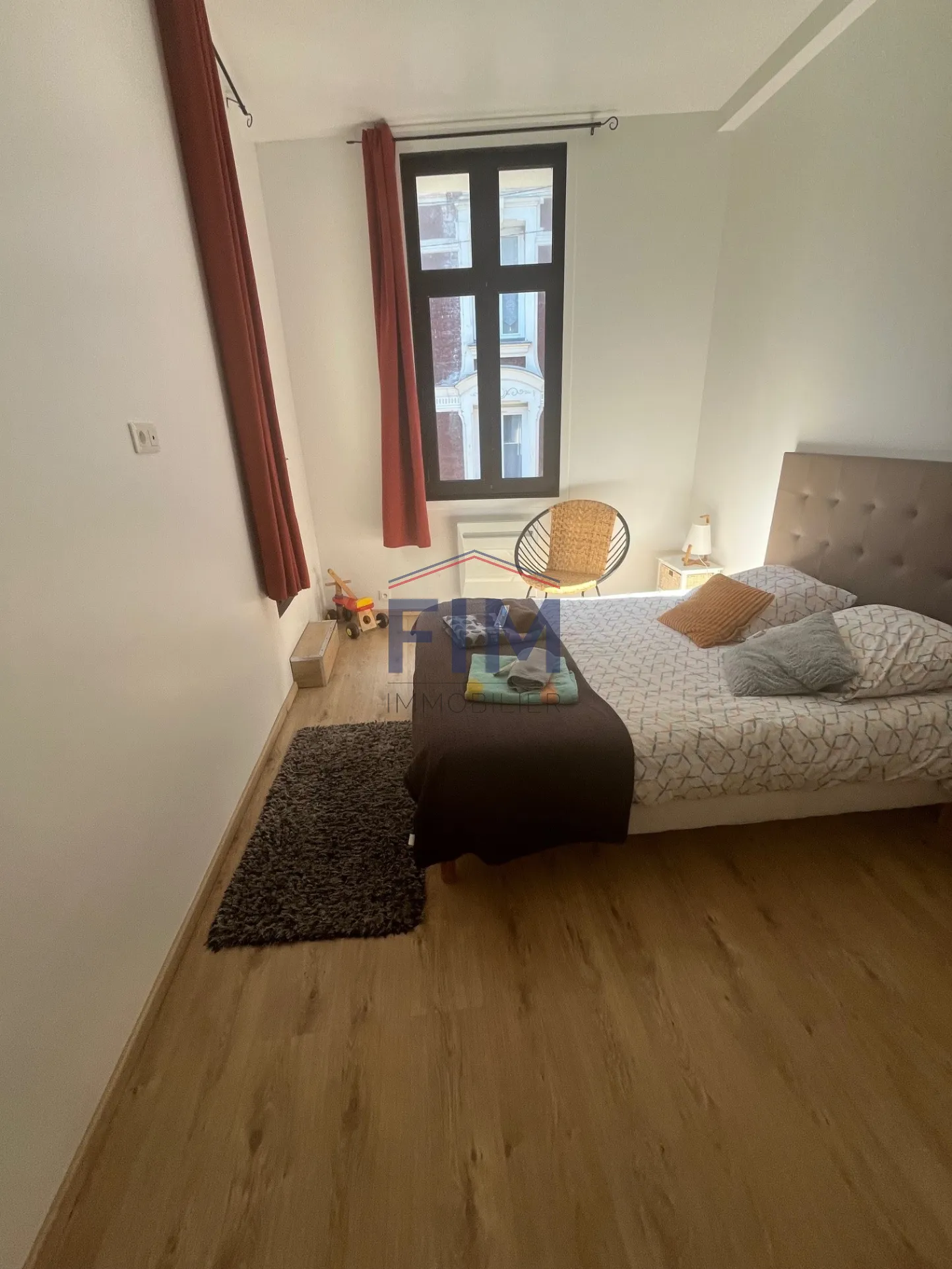 Appartement F3 à vendre à Dieppe centre-ville avec terrasse 