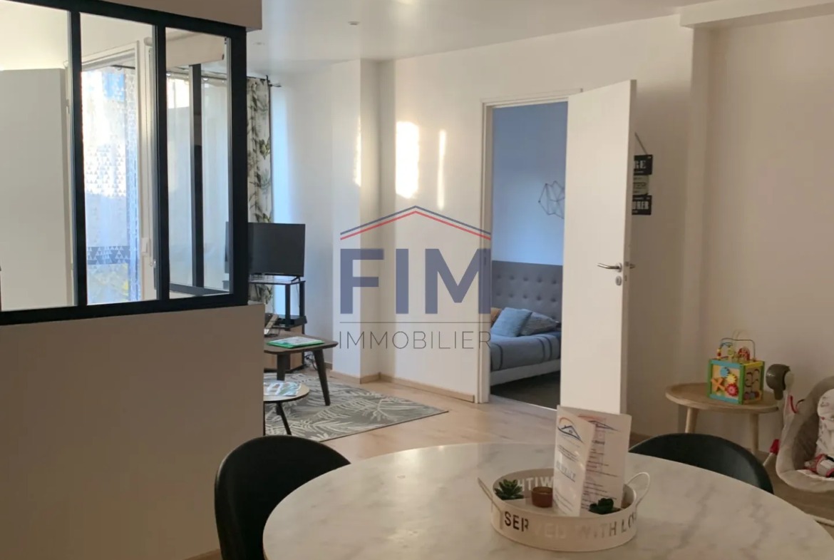 Appartement F3 à vendre à Dieppe centre-ville avec terrasse 