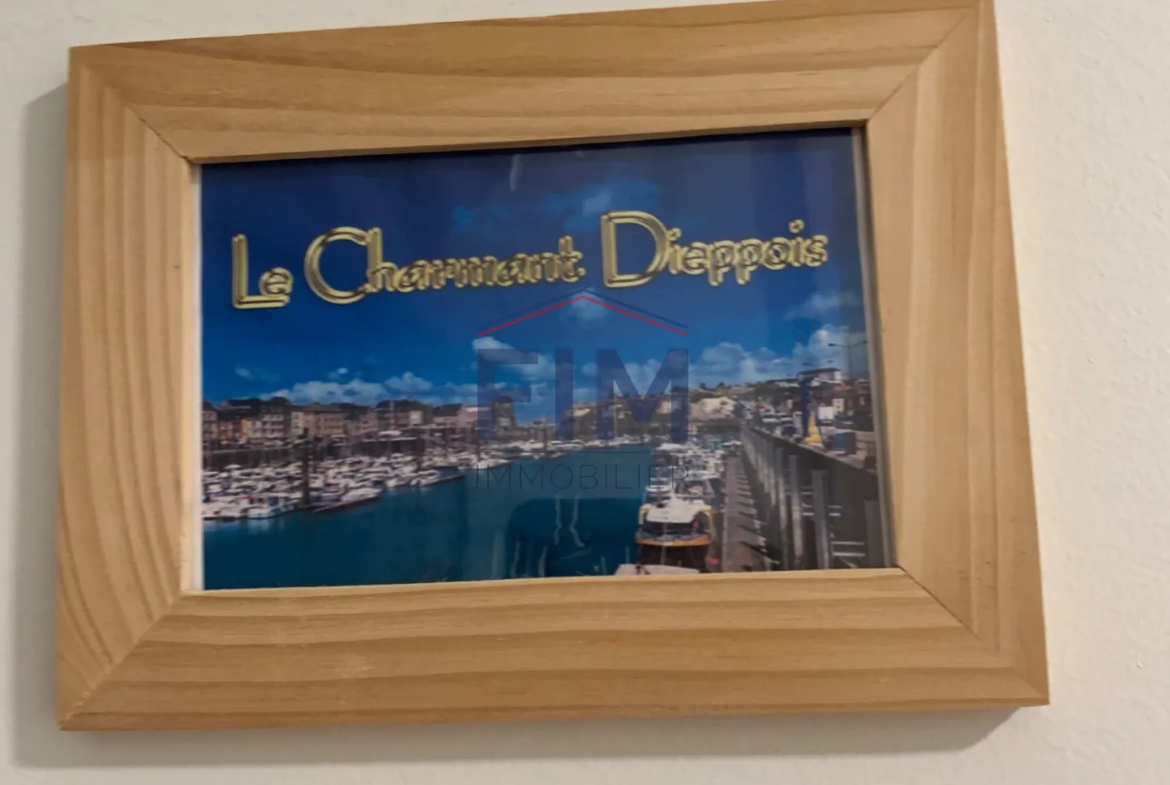 Appartement F3 à vendre à Dieppe centre-ville avec terrasse 