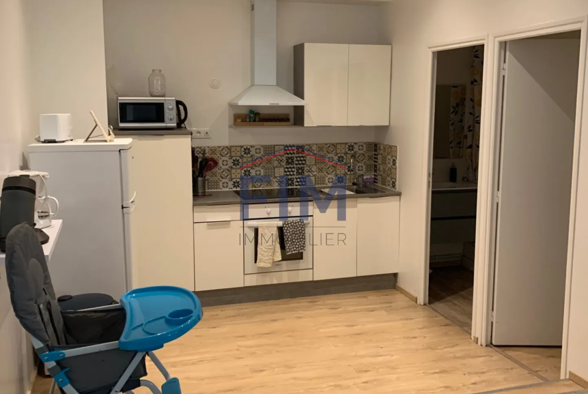 Appartement F3 à vendre à Dieppe centre-ville avec terrasse 