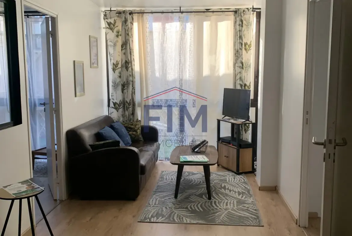 Appartement F3 à vendre à Dieppe centre-ville avec terrasse 