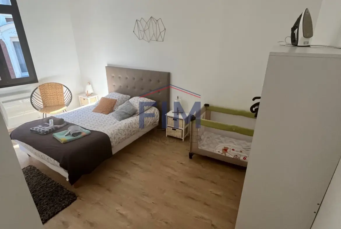 Appartement F3 à vendre à Dieppe centre-ville avec terrasse 