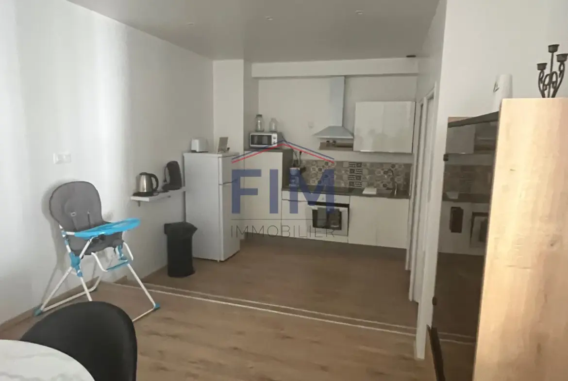 Appartement F3 à vendre à Dieppe centre-ville avec terrasse 