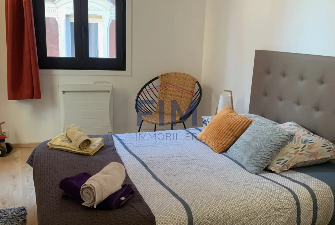 Appartement F3 à vendre à Dieppe centre-ville avec terrasse 