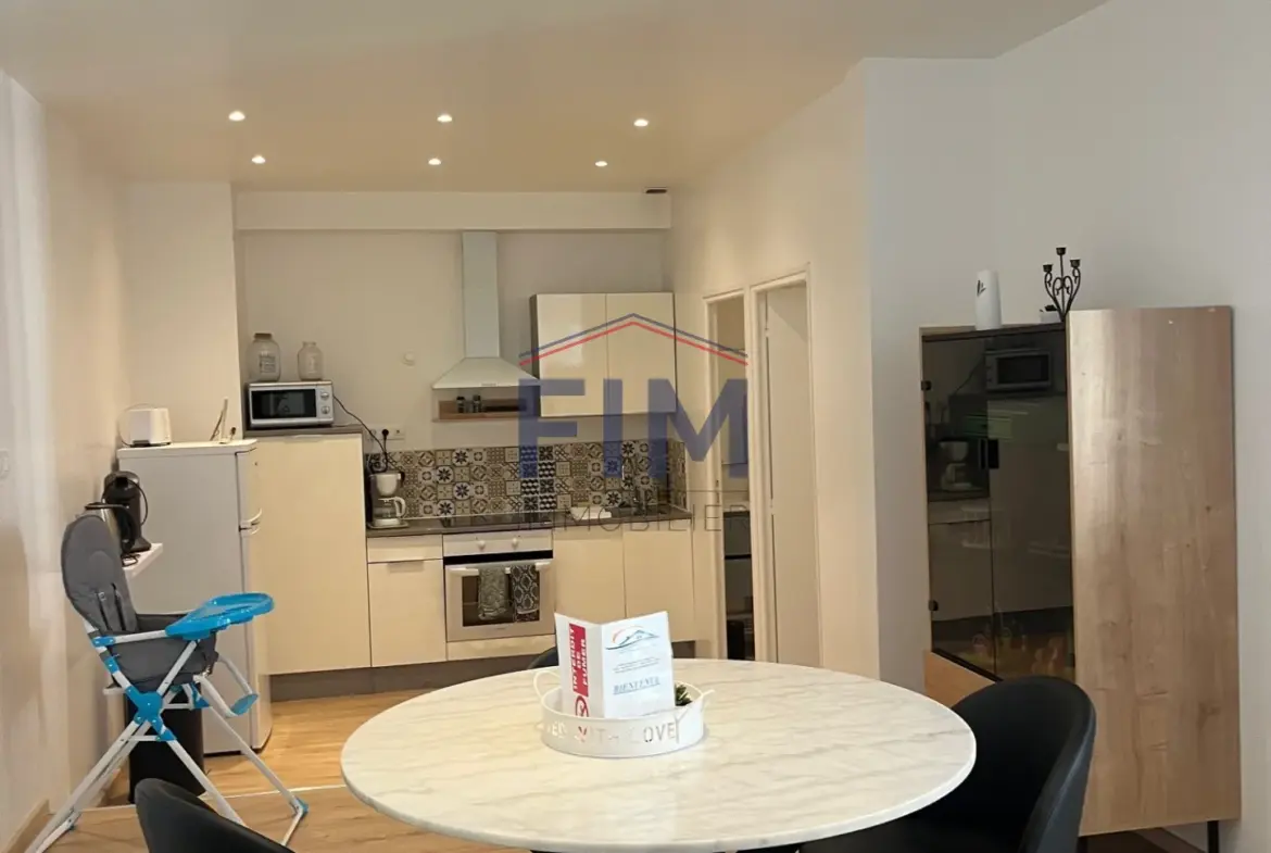 Appartement F3 à vendre à Dieppe centre-ville avec terrasse 