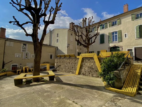 Appartement à rénover en rez-de-chaussée lumineux avec cave à Annonay 