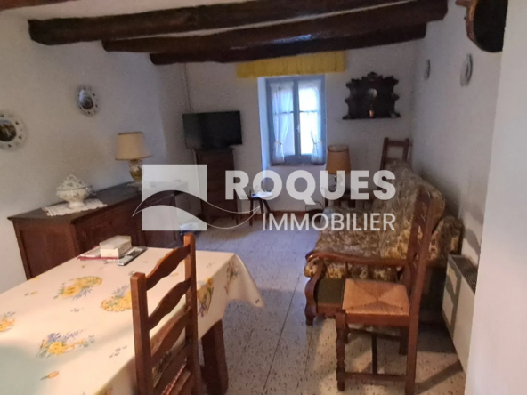 Maison de village avec jardin à St Etienne de Gourgas 