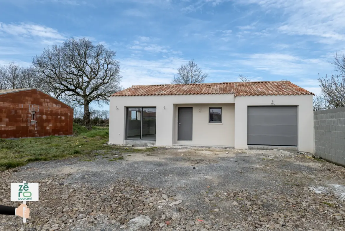 Maison neuve de 88 m² sur un terrain de 505 m² conforme PMR à St Julien des Landes 
