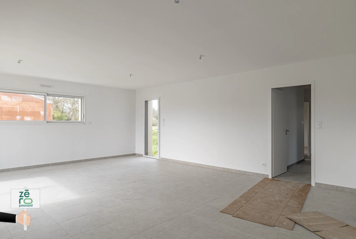 Maison neuve de 88 m² sur un terrain de 505 m² conforme PMR à St Julien des Landes 