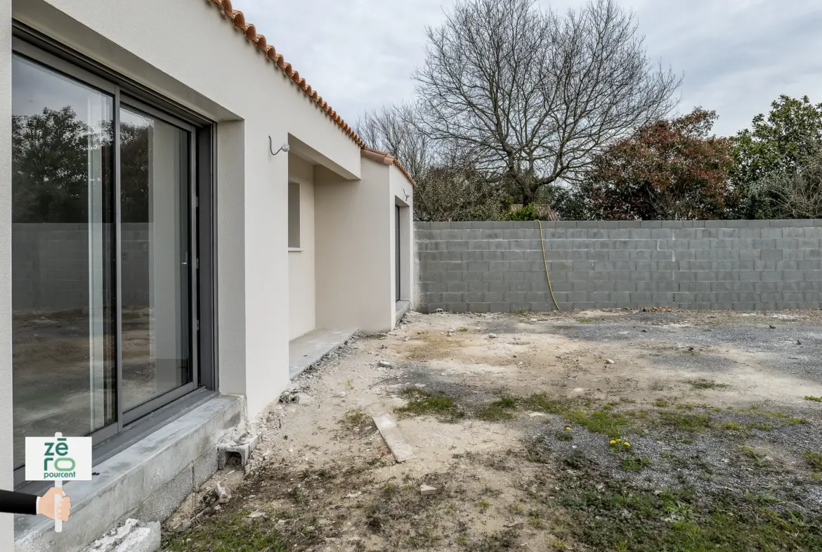 Maison neuve de 88 m² sur un terrain de 505 m² conforme PMR à St Julien des Landes 