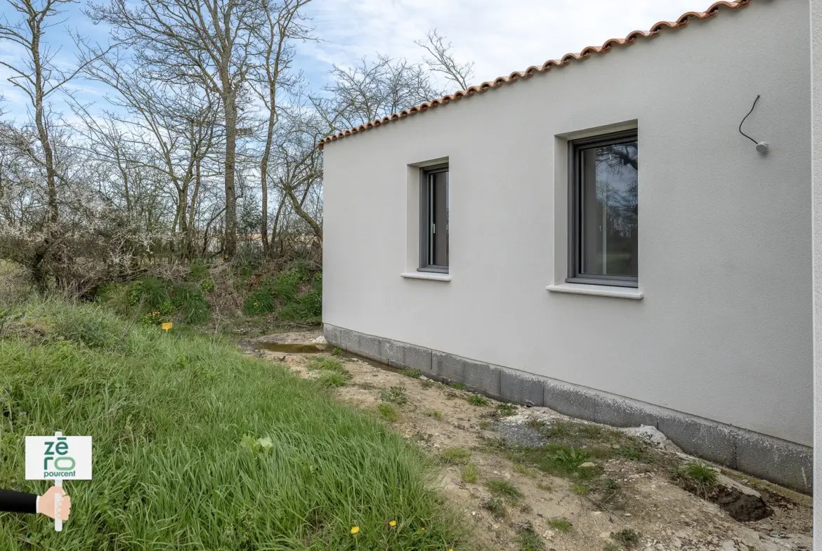 Maison neuve de 88 m² sur un terrain de 505 m² conforme PMR à St Julien des Landes 