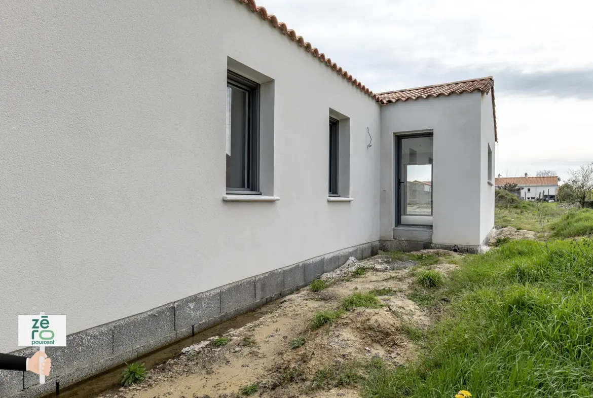 Maison neuve de 88 m² sur un terrain de 505 m² conforme PMR à St Julien des Landes 