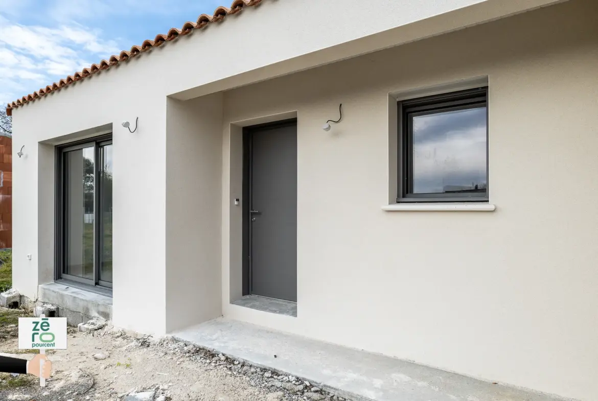 Maison neuve de 88 m² sur un terrain de 505 m² conforme PMR à St Julien des Landes 