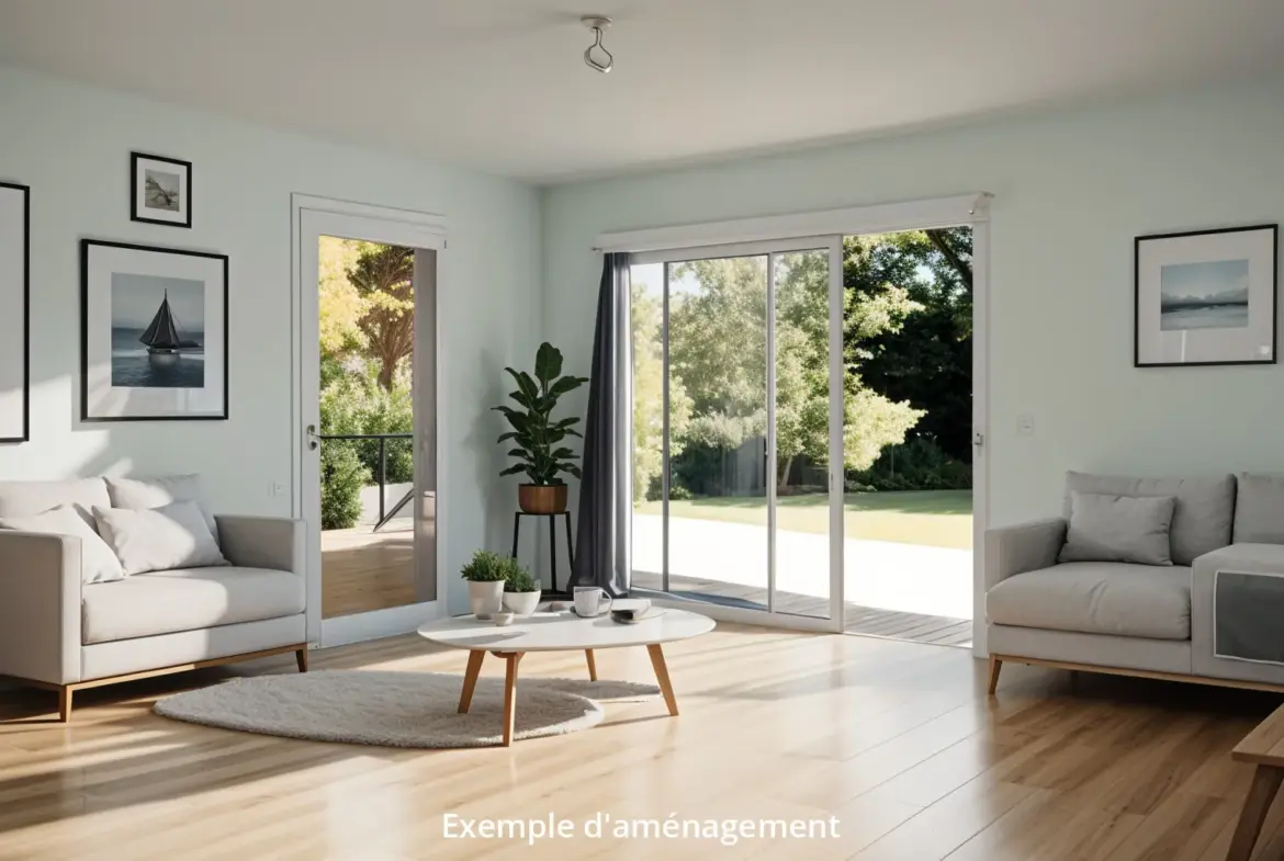 Appartement à vendre à Meschers-sur-Gironde avec 2 chambres et jardin 