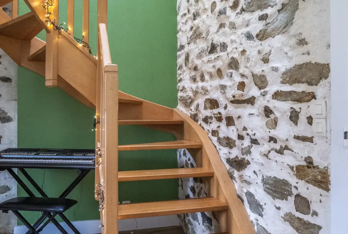 Appartement dans Longère Rénovée avec Jardin à Les Brouzils 